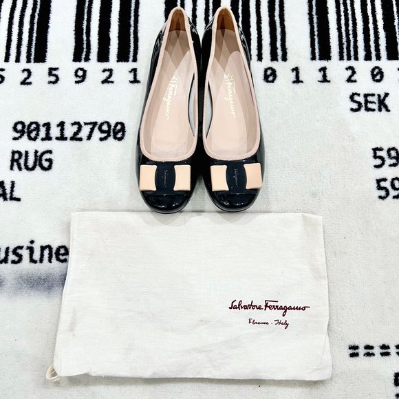 Salvatore Ferragamo Patent Leather Ballet Flats - Picture 3 of 10